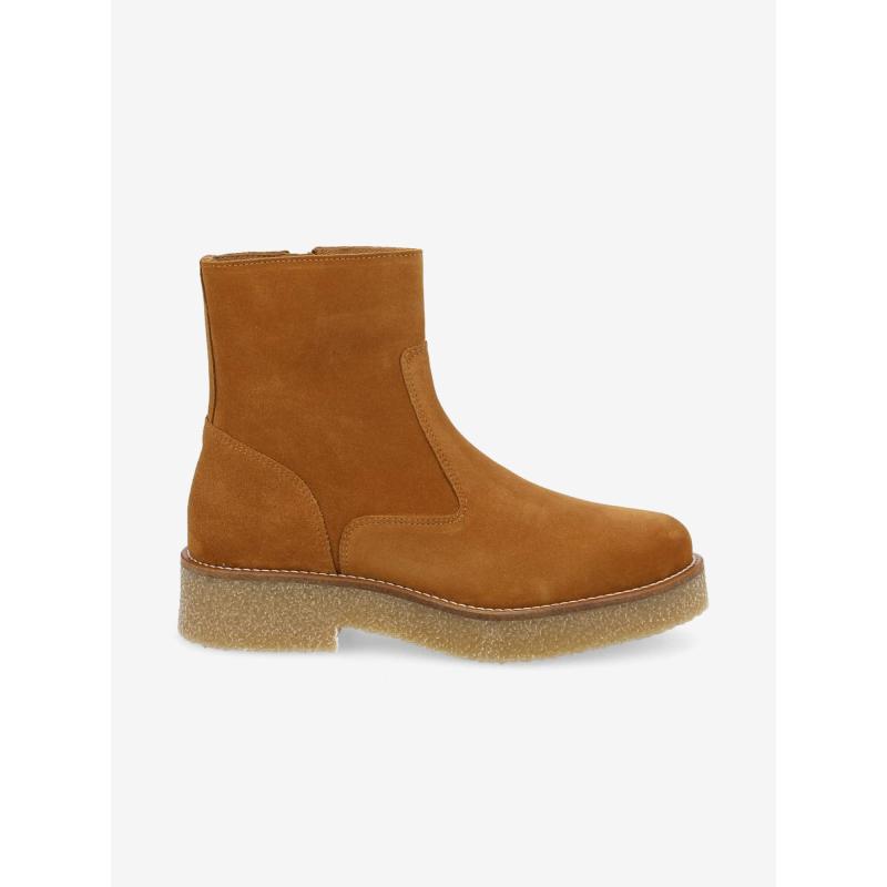 DORA BOOTS - SUEDE - CHESTNUT