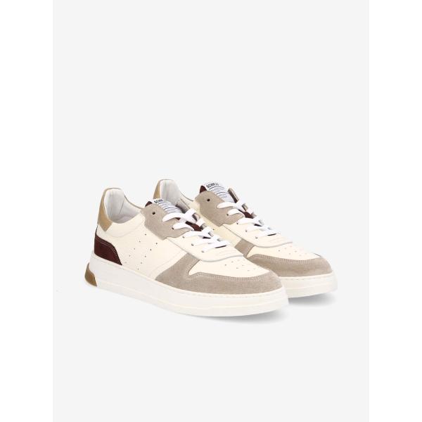 ORDER SNEAKER - SUEDE/NAPPA/SDE - BEIGE/SABLE/BORDO