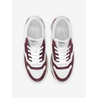 SMATCH NEW TRAINER W - SINTRA/SUEDE - WHITE/BURGUNDY
