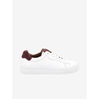 SPARK CLAY W - NAPPA/SUEDE - WHITE/BURGUNDY