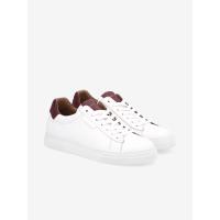SPARK CLAY W - NAPPA/SUEDE - WHITE/BURGUNDY