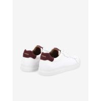 SPARK CLAY W - NAPPA/SUEDE - WHITE/BURGUNDY