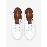SPARK CLAY W - NAPPA/SUEDE - WHITE/BURGUNDY