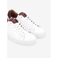 SPARK CLAY W - NAPPA/SUEDE - WHITE/BURGUNDY