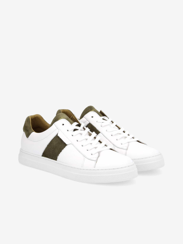 SPARK GANG - NAPPA/SUEDE - WHITE/FORET
