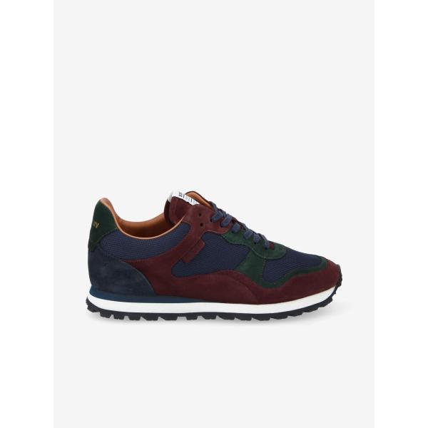 TRAX RUNNER - SUEDE/MESH - BORDO/NAVY