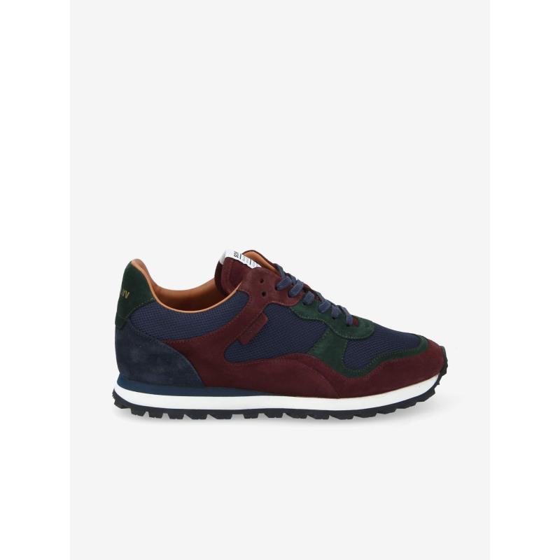 TRAX RUNNER - SUEDE/MESH - BORDO/NAVY