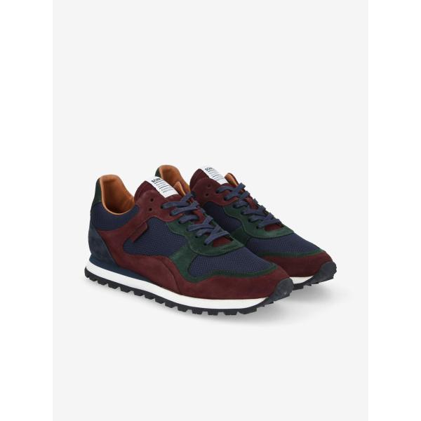 TRAX RUNNER - SUEDE/MESH - BORDO/NAVY