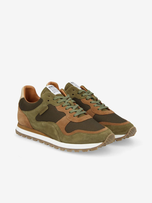 TRAX RUNNER - SUEDE/MESH - ARMY/OLIVE