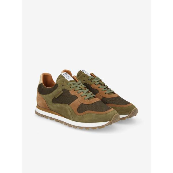 TRAX RUNNER - SUEDE/MESH - ARMY/OLIVE