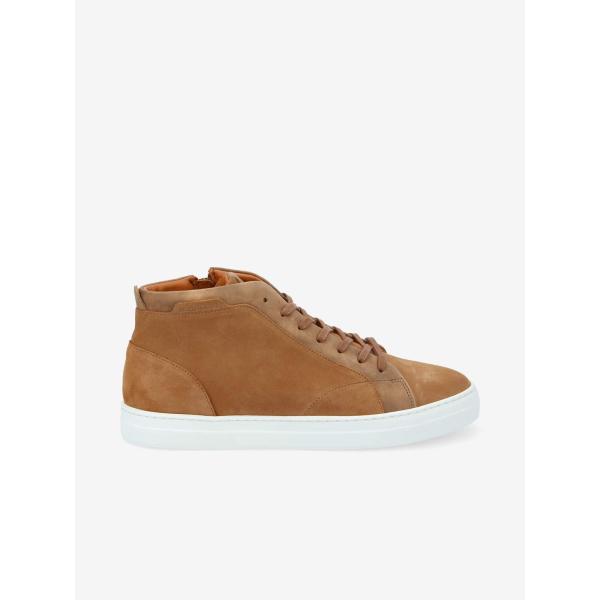 SPARK MID ZIP - SUEDE/BRONX - COGNAC/SABLE