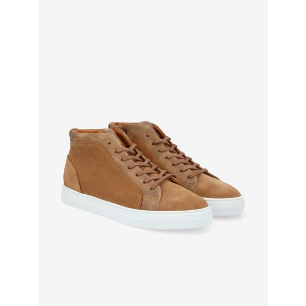 SPARK MID ZIP - SUEDE/BRONX - COGNAC/SABLE