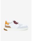 Other image of ORDER SNEAKER M -NAPPA/SUEDE - WHITE/SABLE/MANDARINE