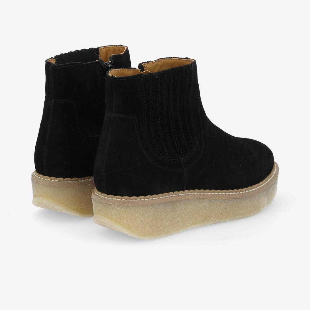 PALLAS ZIP BEETLE W - SUEDE - BLACK PALLAS ZIP BEETLE W - SUEDE - BLACK