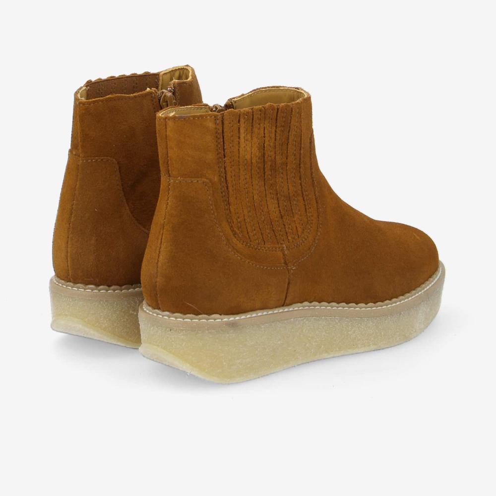 PALLAS ZIP BEETLE W - SUEDE - CARAMEL PALLAS ZIP BEETLE W - SUEDE - CARAMEL