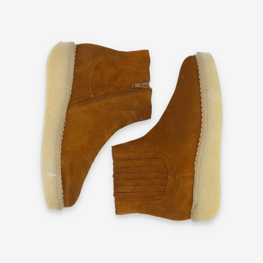 PALLAS ZIP BEETLE W - SUEDE - CARAMEL PALLAS ZIP BEETLE W - SUEDE - CARAMEL