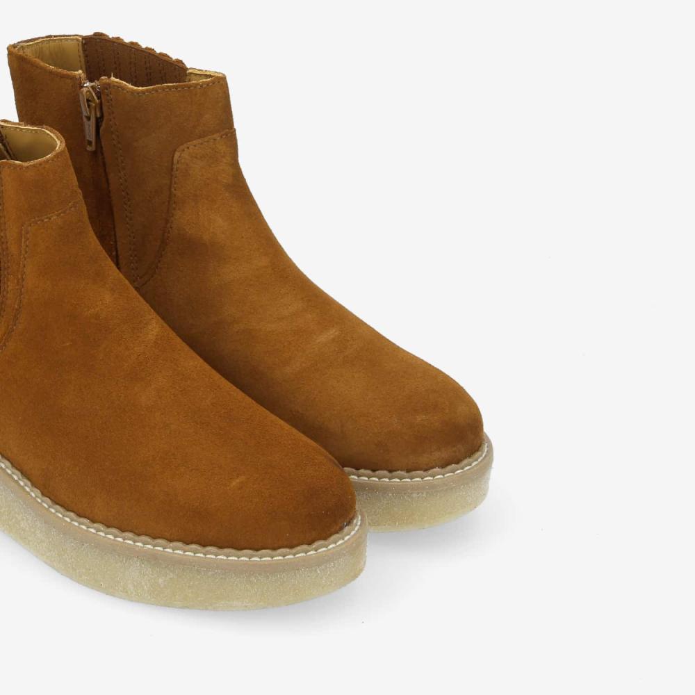 PALLAS ZIP BEETLE W - SUEDE - CARAMEL PALLAS ZIP BEETLE W - SUEDE - CARAMEL