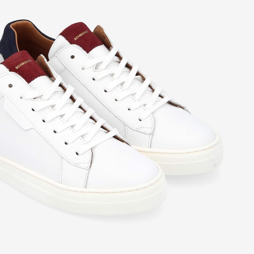 Men s sneakers SPARK CLAY M WHITE BURGUNDY OCEAN