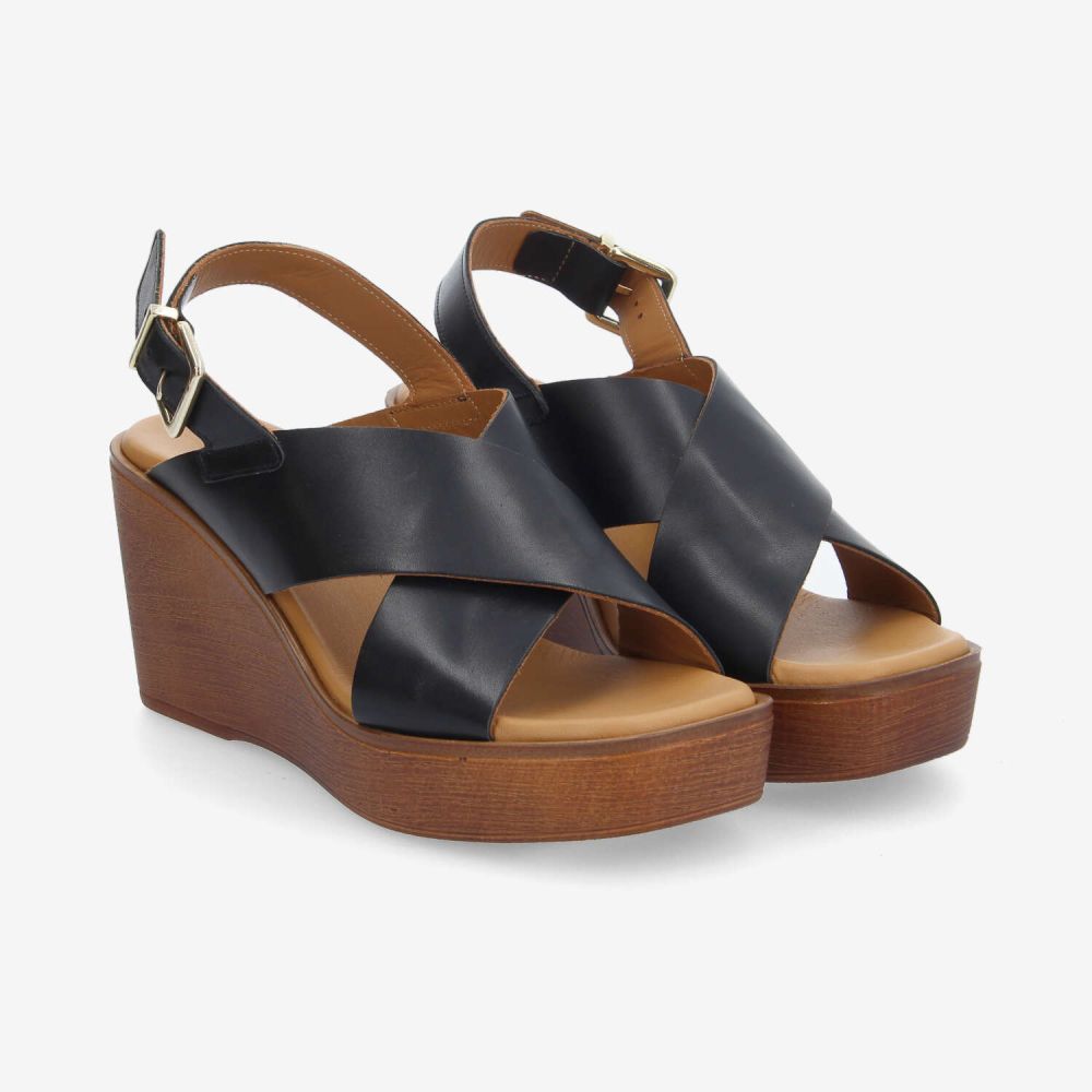 FLORES SANDALE W - NAPPA - NOIR