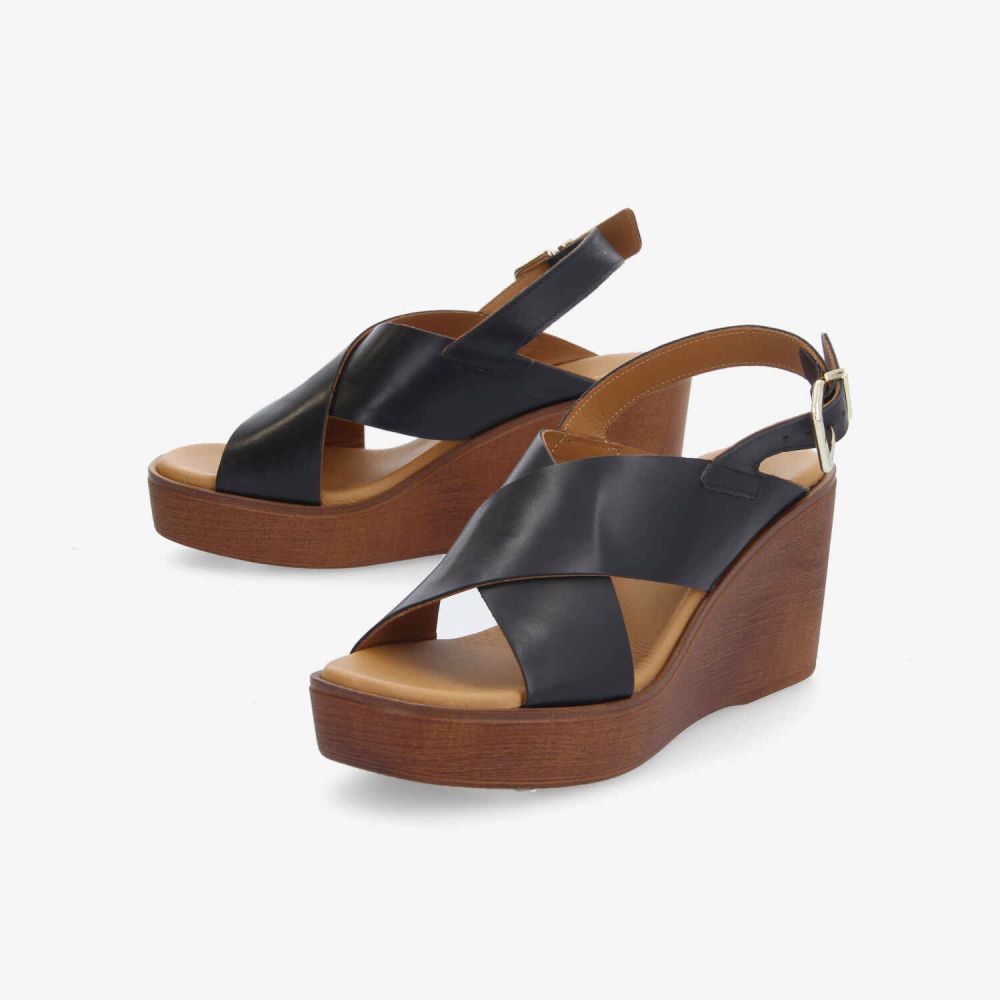 FLORES SANDALE W - NAPPA - NOIR