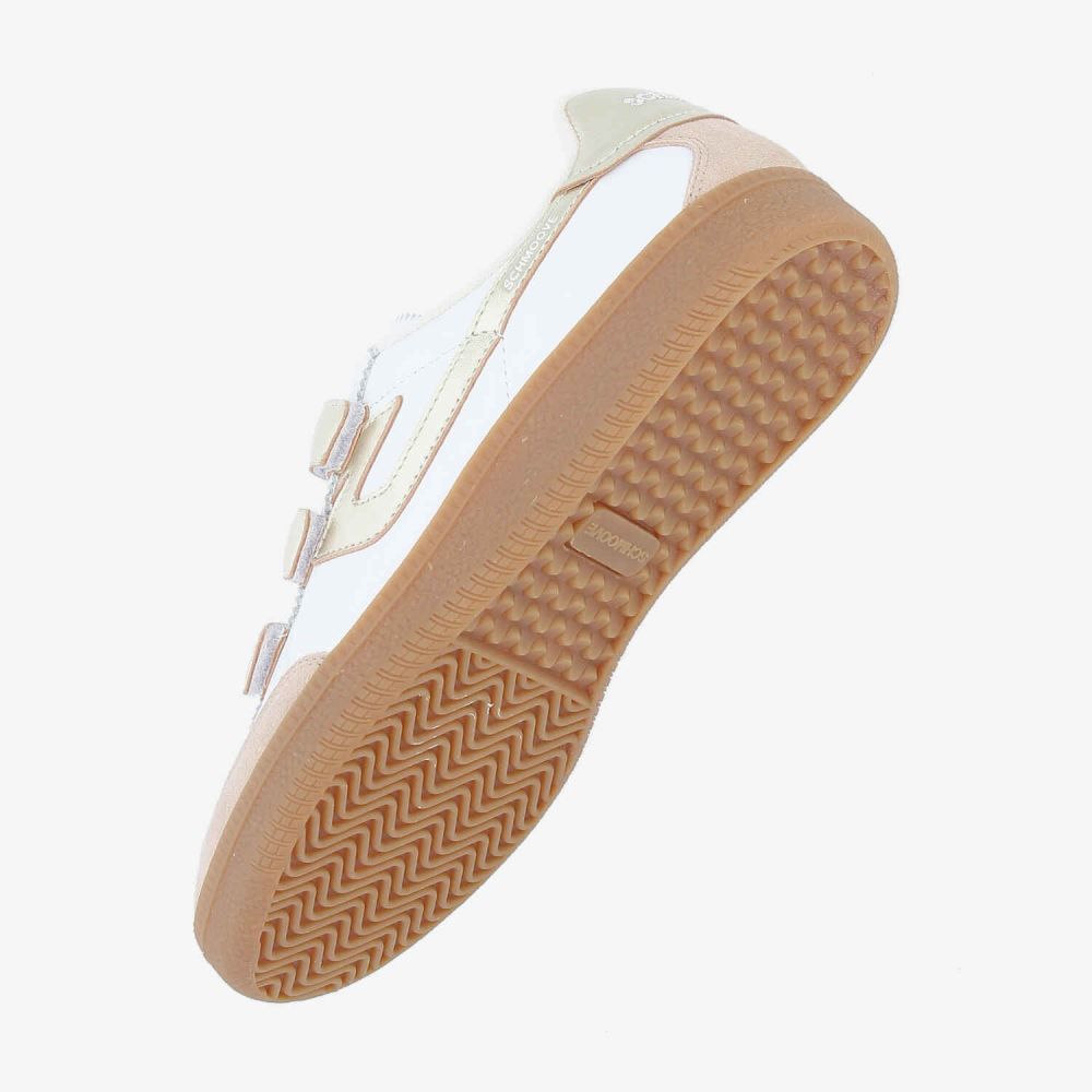 SHEFFIELD STRAPS W - NAPPA/SDE/METAL - BLANC/BEIGE/OR SHEFFIELD STRAPS W - NAPPA/SDE/METAL - BLANC/BEIGE/OR