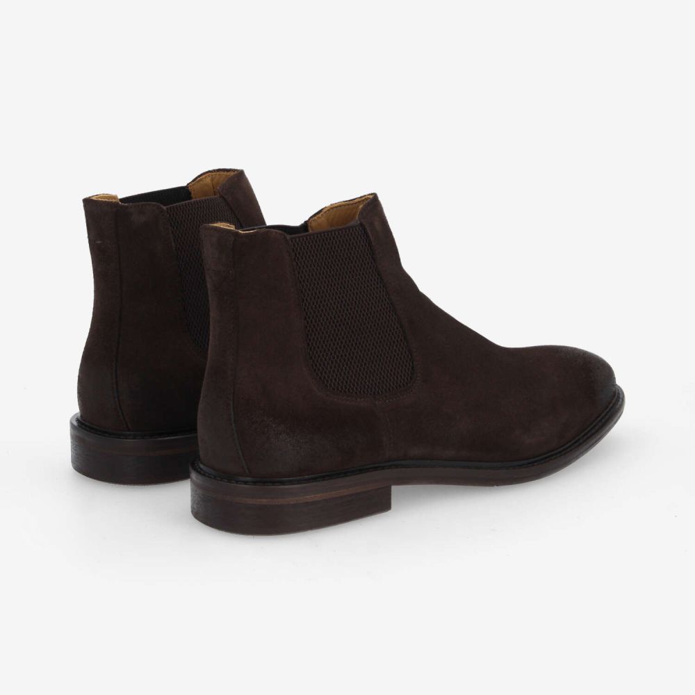 PILOT CHELSEA - SUEDE -MARRON FONCE