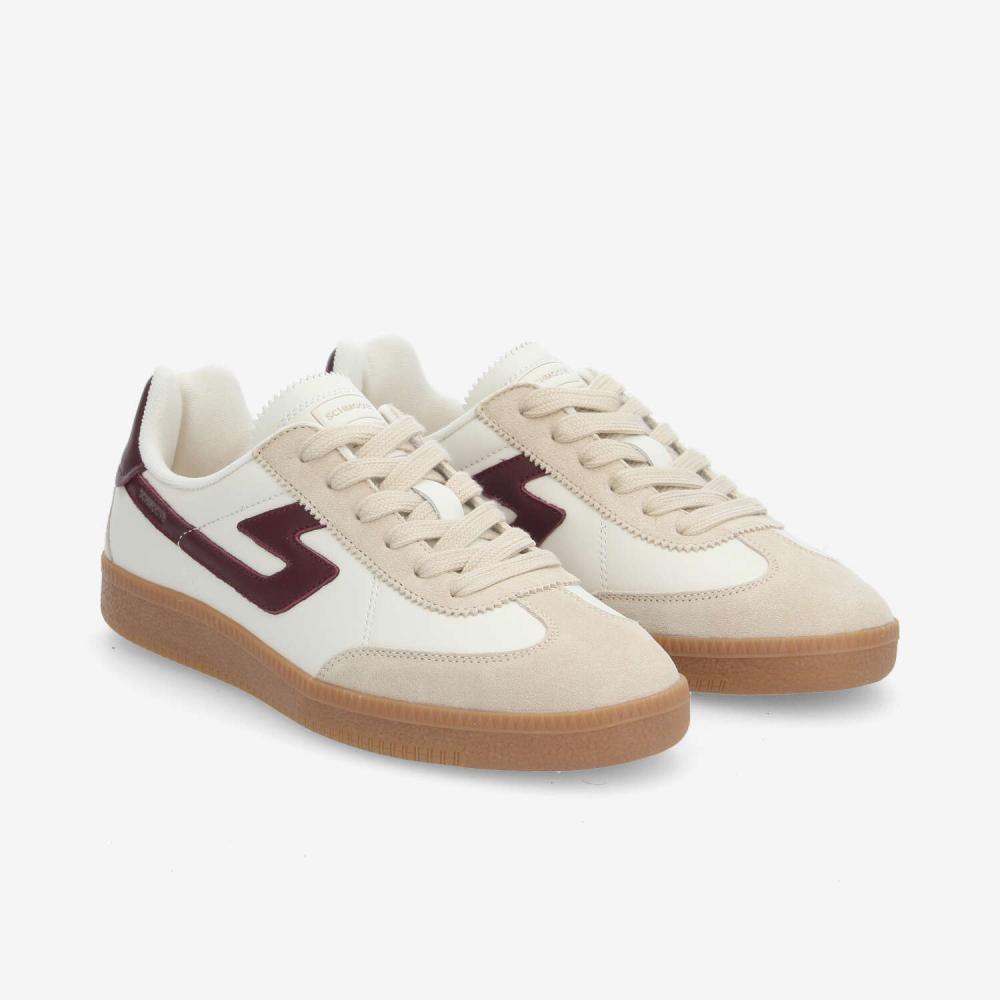 SHEFFIELD JOGGER M - NAPPA/SUEDE/NAP - BEIGE/PLUM SHEFFIELD JOGGER M - NAPPA/SUEDE/NAP - BEIGE/PLUM