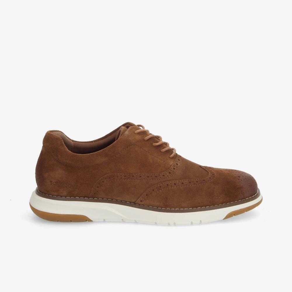 ECHO II BROGUE M - OILY SUEDE - CAMEL ECHO II BROGUE M - OILY SUEDE - CAMEL
