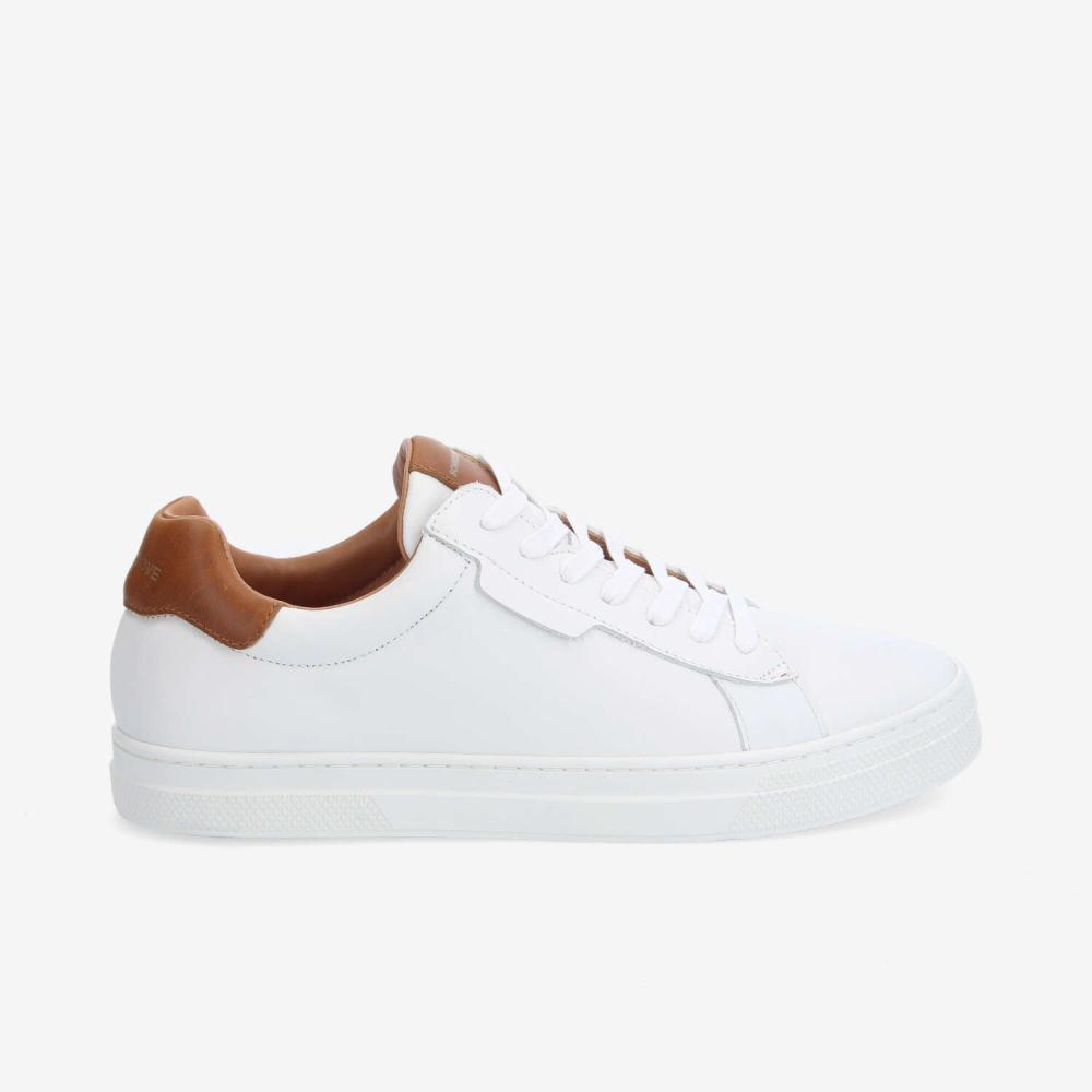 SPARKLE SNEAKER M - NAPPA/CICLON - WHITE/CAMEL SPARKLE SNEAKER M - NAPPA/CICLON - WHITE/CAMEL