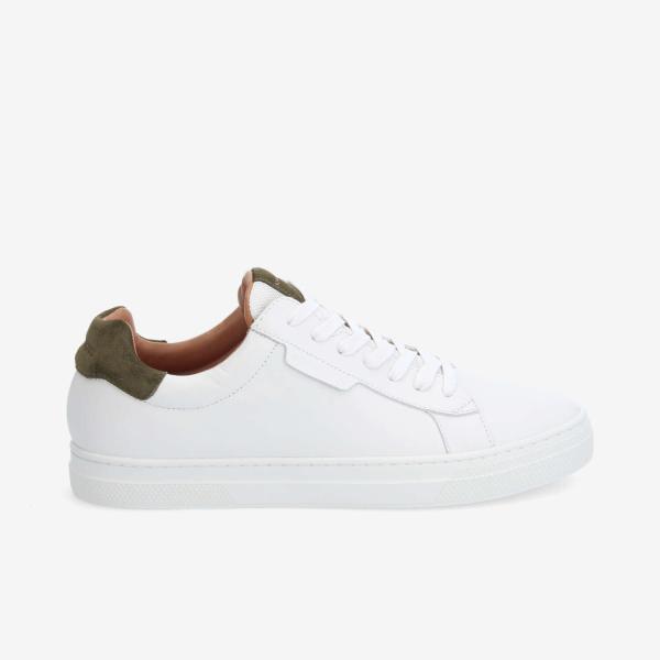 SPARKLE SNEAKER M - NAPPA/SUEDE - WHITE/GREEN