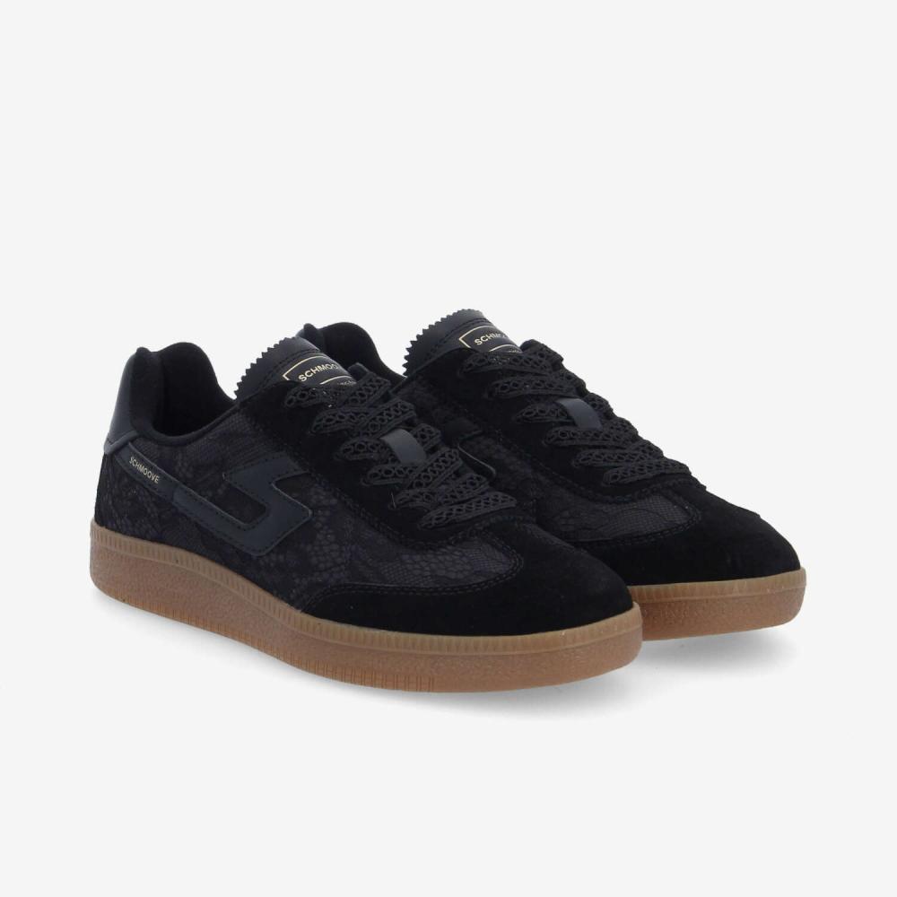 SHEFFIELD JOGGER W - DENTELLE/SUEDE - BLACK SHEFFIELD JOGGER W - DENTELLE/SUEDE - BLACK