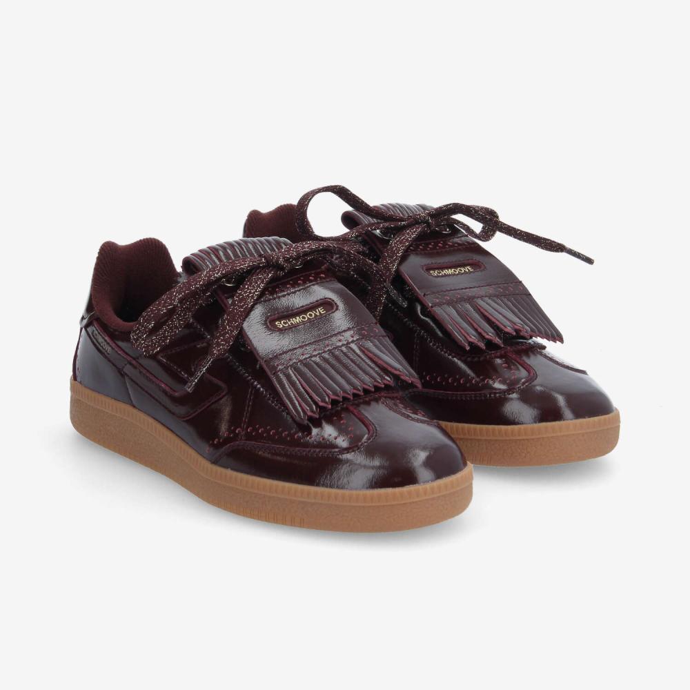 SHEFFIELD GOLF W - LACQUER LEATHER - BURGUNDY