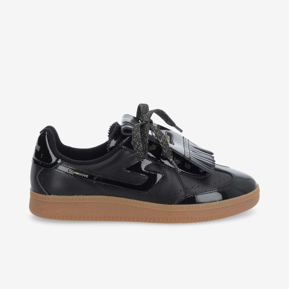 SHEFFIELD GOLF W - NAPPA/PATENT - BLACK