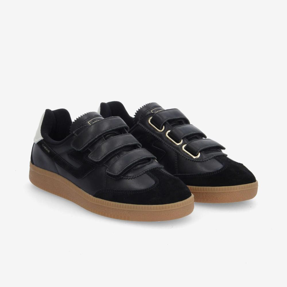 SHEFFIELD STRAPS W - NAPPA/SUEDE - BLACK SHEFFIELD STRAPS W - NAPPA/SUEDE - BLACK