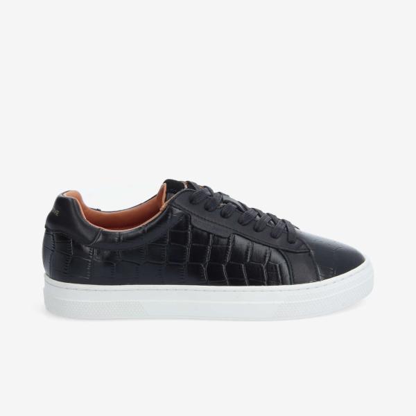 SPARKLE SNEAKER W - KROCO/NAPPA - NOIR