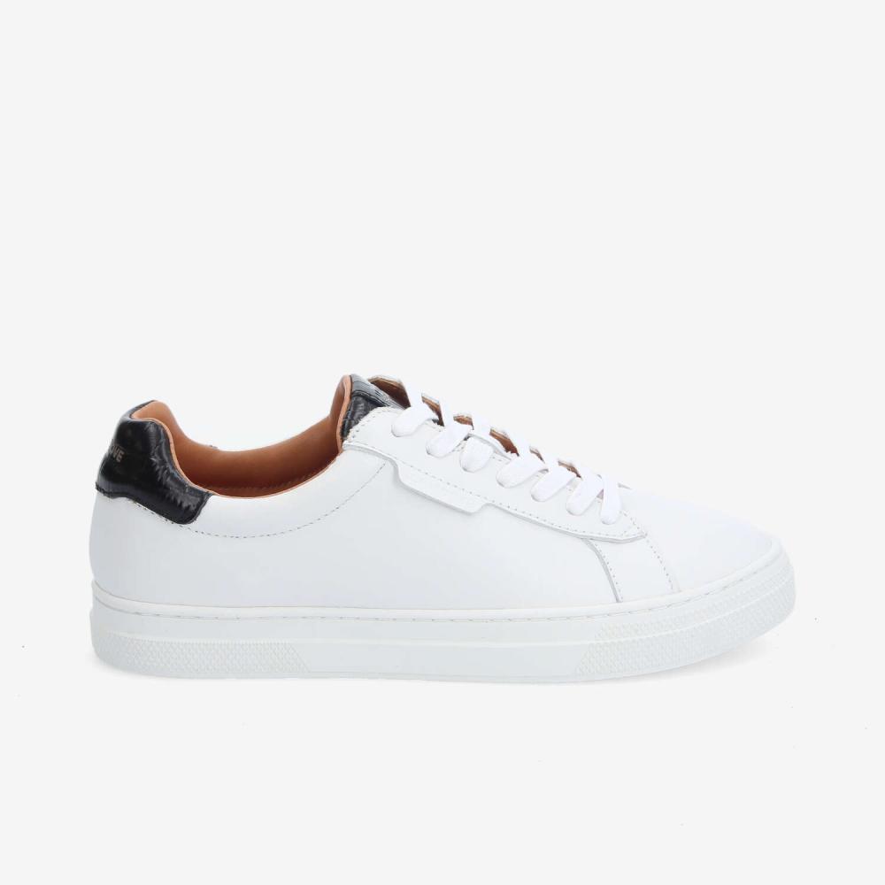 SPARKLE SNEAKER W - NAPPA/KROCO - WHITE/BLACK SPARKLE SNEAKER W - NAPPA/KROCO - WHITE/BLACK