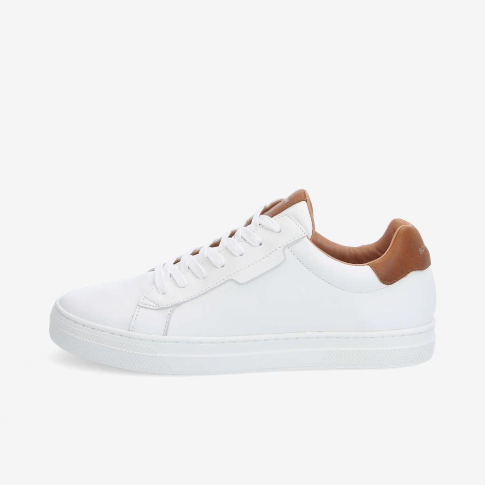 SPARKLE SNEAKER M - NAPPA/CICLON - WHITE/CAMEL SPARKLE SNEAKER M - NAPPA/CICLON - WHITE/CAMEL