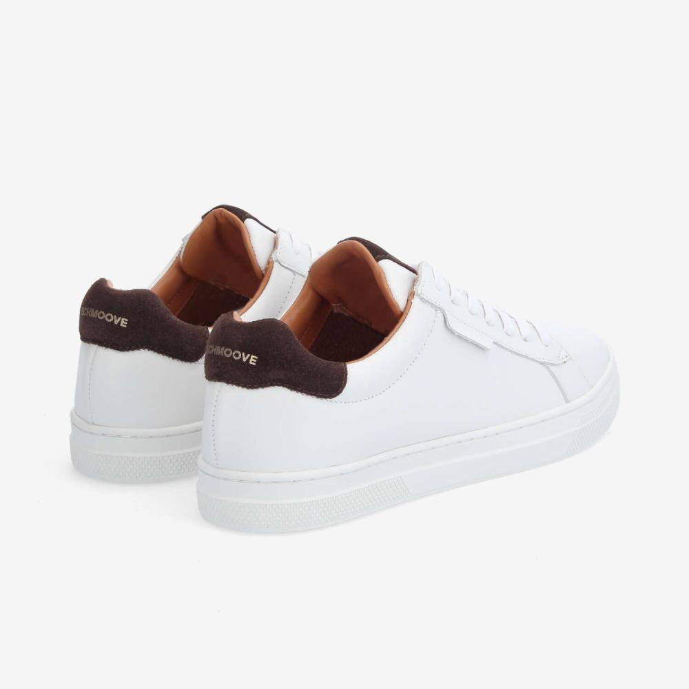 SPARKLE SNEAKER M - NAPPA/SUEDE - WHITE/COFFEE SPARKLE SNEAKER M - NAPPA/SUEDE - WHITE/COFFEE