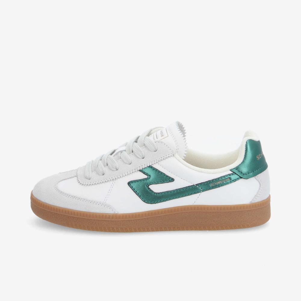SHEFFIELD JOGGER W - NAP/SUEDE/METAL - WHITE/GREEN SHEFFIELD JOGGER W - NAP/SUEDE/METAL - WHITE/GREEN
