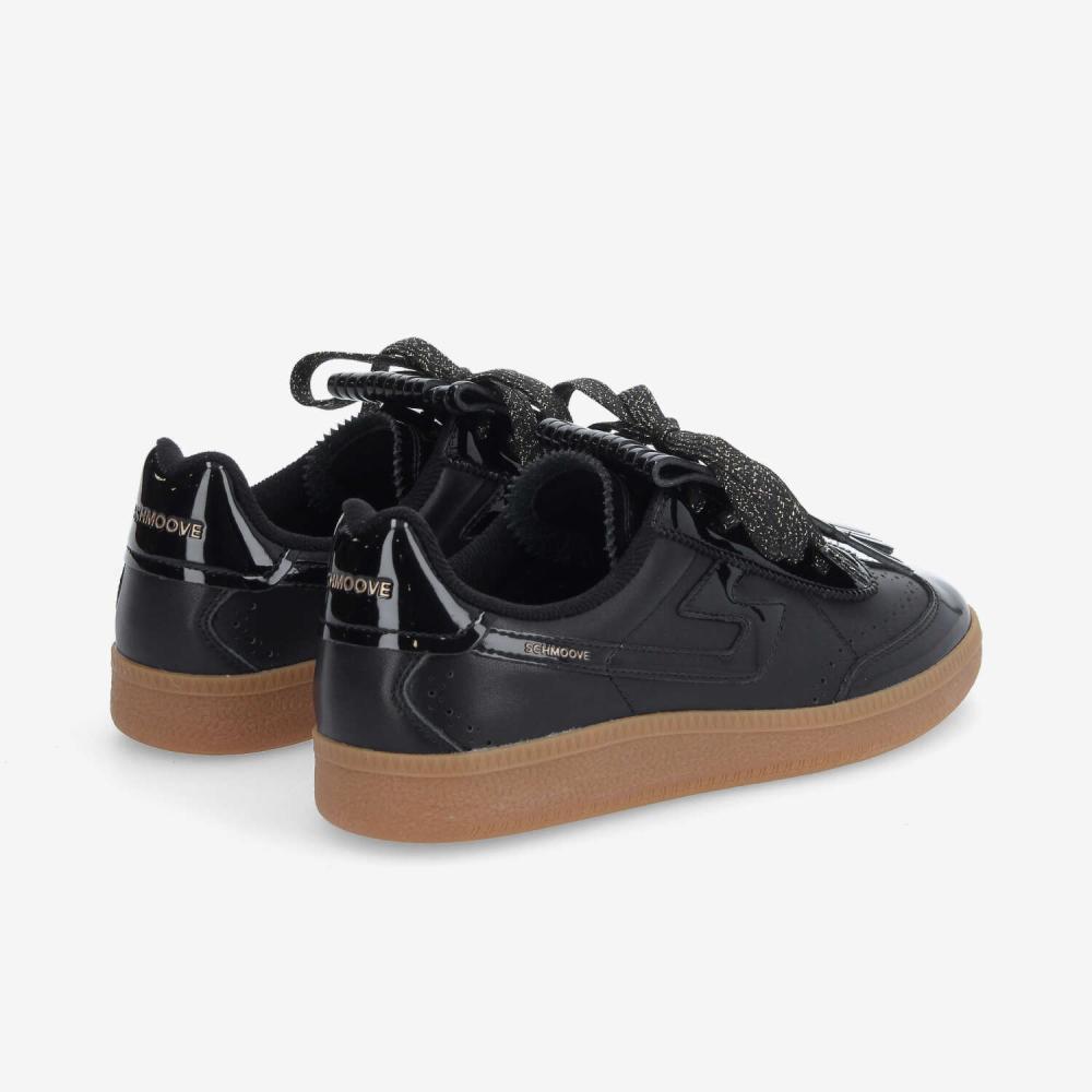 SHEFFIELD GOLF W - NAPPA/PATENT - BLACK