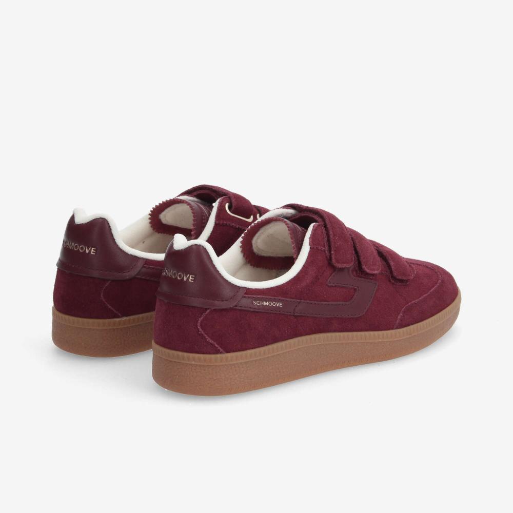 SHEFFIELD STRAPS W - SUEDE/NAPPA - BURGUNDY SHEFFIELD STRAPS W - SUEDE/NAPPA - BURGUNDY