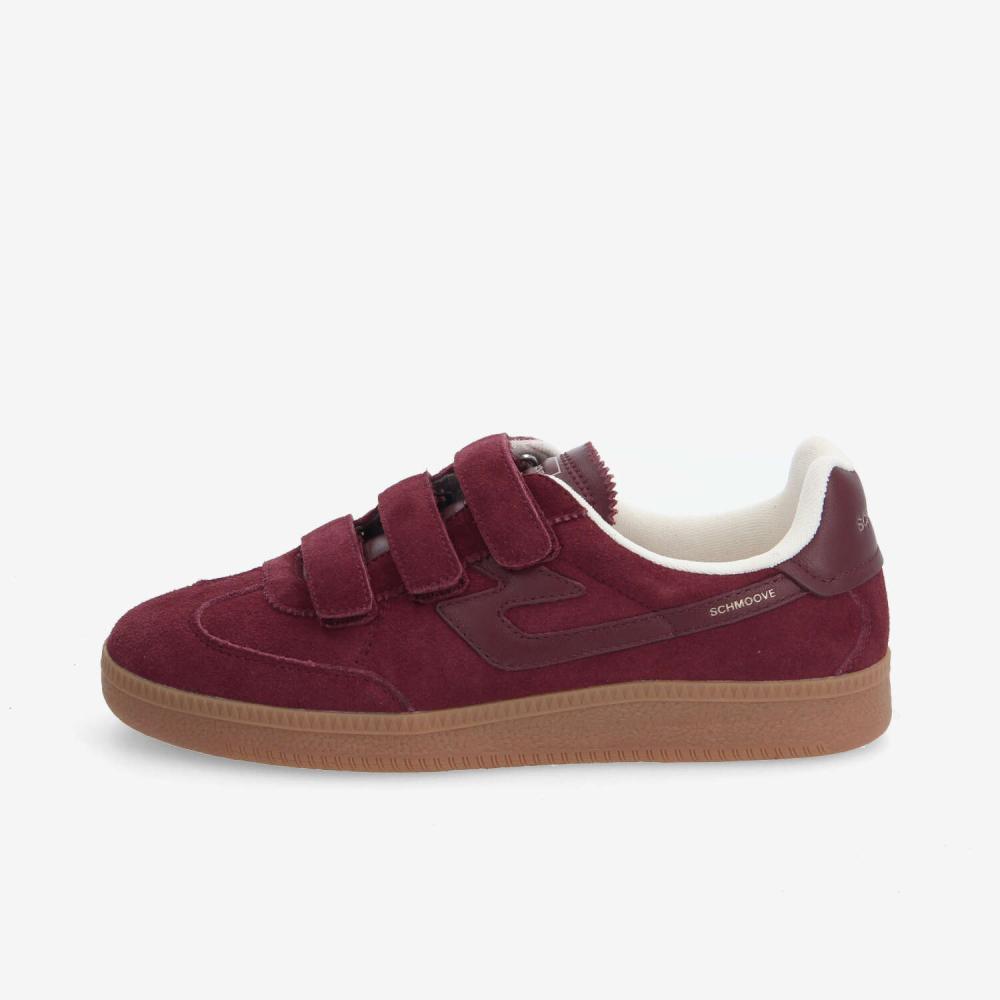 SHEFFIELD STRAPS W - SUEDE/NAPPA - BURGUNDY SHEFFIELD STRAPS W - SUEDE/NAPPA - BURGUNDY