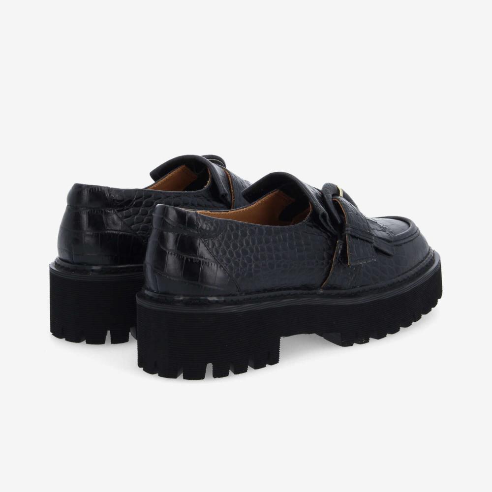 MYSEN BUCKLE W - KROCO - BLACK MYSEN BUCKLE W - KROCO - BLACK