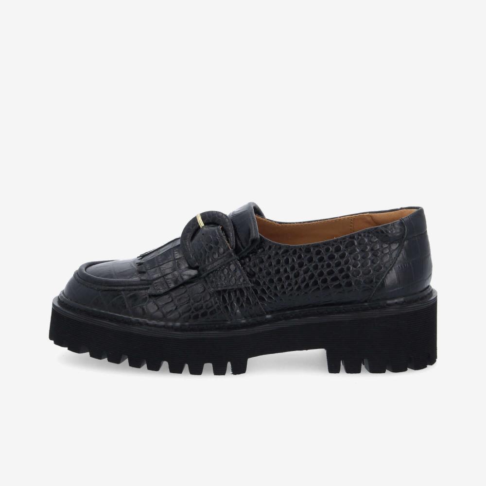 MYSEN BUCKLE W - KROCO - BLACK MYSEN BUCKLE W - KROCO - BLACK