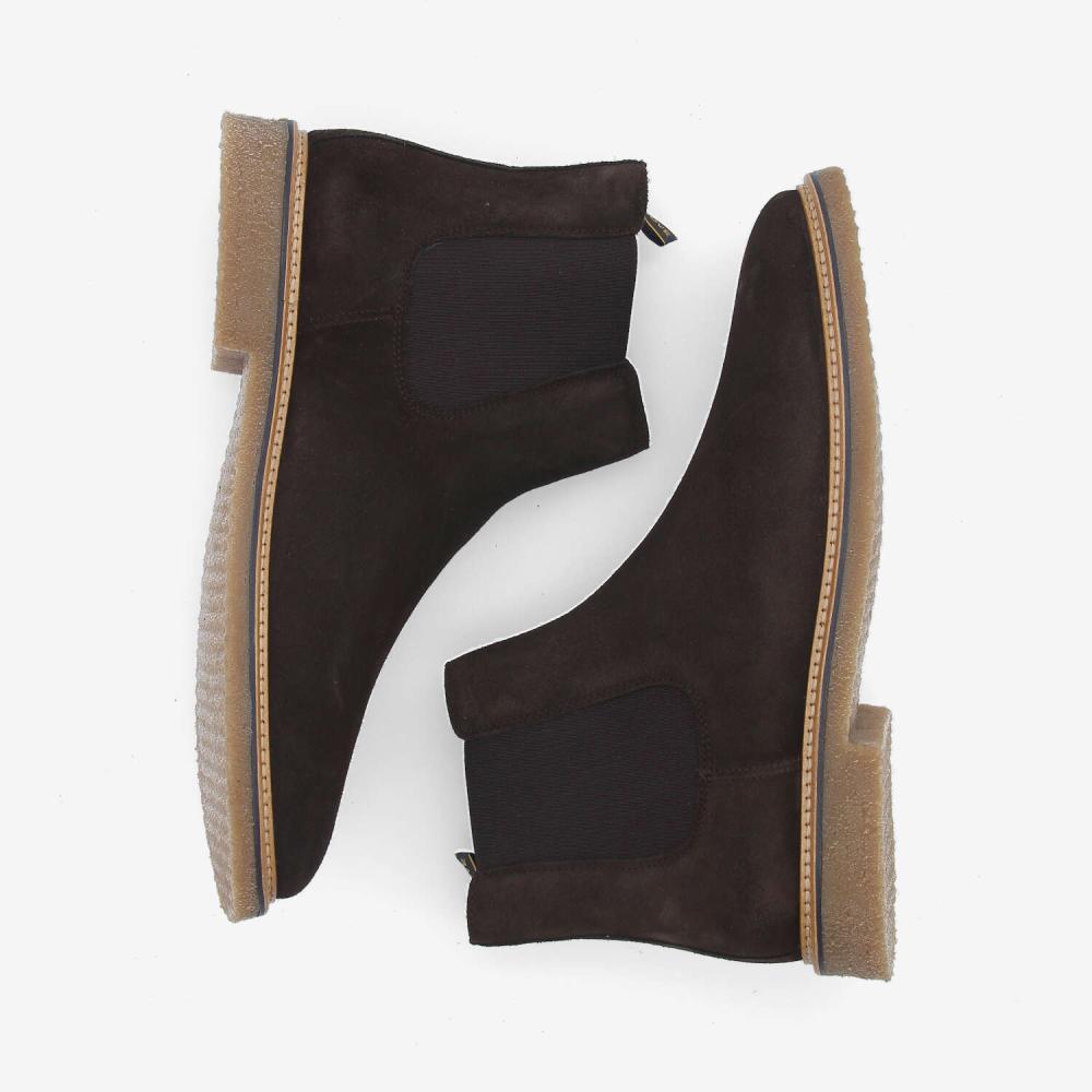 DUBLIN CHELSEA M - SUEDE - DARK BROWN DUBLIN CHELSEA M - SUEDE - DARK BROWN