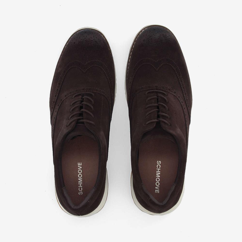 ECHO II BROGUE M - OILY SUEDE - BROWN ECHO II BROGUE M - OILY SUEDE - BROWN