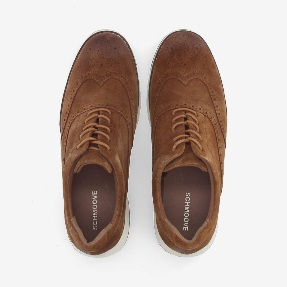 ECHO II BROGUE M - OILY SUEDE - CAMEL ECHO II BROGUE M - OILY SUEDE - CAMEL