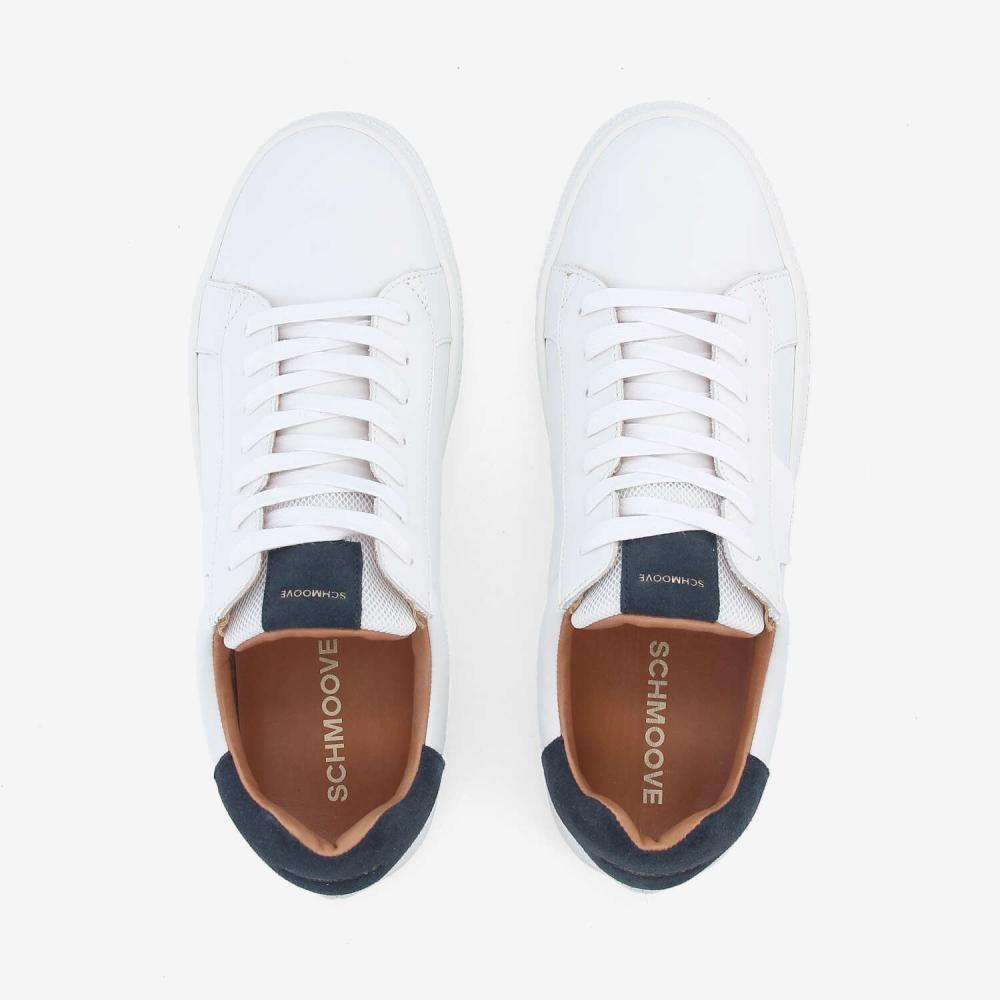 SPARKLE SNEAKER M - NAPPA/SUEDE - BLANC/BLEU