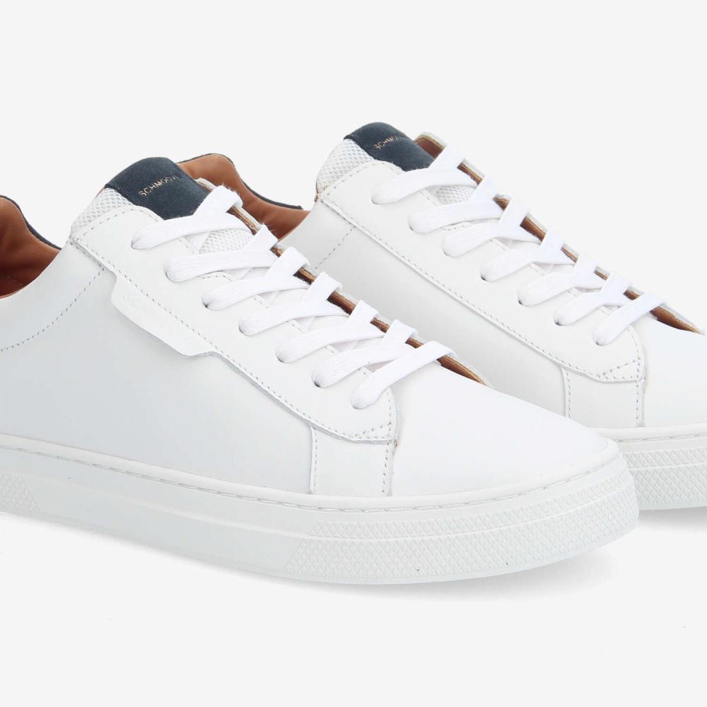 SPARKLE SNEAKER M - NAPPA/SUEDE - BLANC/BLEU