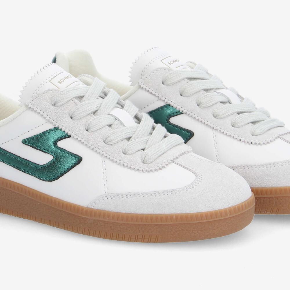 SHEFFIELD JOGGER W - NAP/SUEDE/METAL - WHITE/GREEN SHEFFIELD JOGGER W - NAP/SUEDE/METAL - WHITE/GREEN